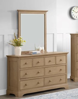 Waterford 8 Drawer Dresser Weathered Sand 